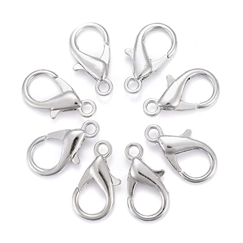 Craftdady 20 Stück Legierung Karabinerverschlüsse Platinum Papagei Trigger Verbinder Verschlüsse Endkette Verschlüsse für DIY Handwerk Schlüsselanhänger Handtasche Kette Herstellung Craftdady 20 Stück Legierung Karabinerverschlüsse Platinum Papagei Trigger Verbinder Verschlüsse Endkette Verschlüsse für DIY Handwerk Schlüsselanhänger Handtasche Kette Herstellung von Craftdady