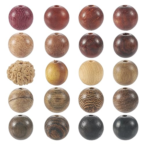 Craftdady Runde Naturholzperlen, 8–9 mm, 200 Stück, kleine Kugeln, rustikal, lose Abstandshalter, 20 Stile für Girlande, Makramee, Rosenkranz, Armband, Schmuckherstellung, 200 Stück Craftdady Runde Naturholzperlen, 8–9 mm, 200 Stück, kleine Kugeln, rustikal, lose Abstandshalter, 20 Stile für Girlande, Makramee, Rosenkranz, Armband, Schmuckherstellung, 200 Stück von Craftdady