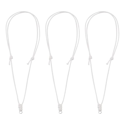 Craftdady 30 Stück weiße Kordel-Halsketten, verstellbare Kordel, gewachster Faden für Damen und Herren, Halsband, Bohemia, Schmuckherstellung Craftdady 30 Stück weiße Kordel-Halsketten, verstellbare Kordel, gewachster Faden für Damen und Herren, Halsband, Bohemia, Schmuckherstellung von Craftdady