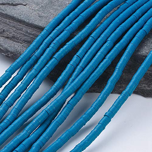 Craftdady 3800 Stück 4 mm Heishi Ton Perlen Polymer Ton Spacer Stränge Flache Runde Scheibe für Boho Halskette Armband Schmuckherstellung Stahlblau Craftdady 3800 Stück 4 mm Heishi Ton Perlen Polymer Ton Spacer Stränge Flache Runde Scheibe für Boho Halskette Armband Schmuckherstellung Stahlblau von Craftdady