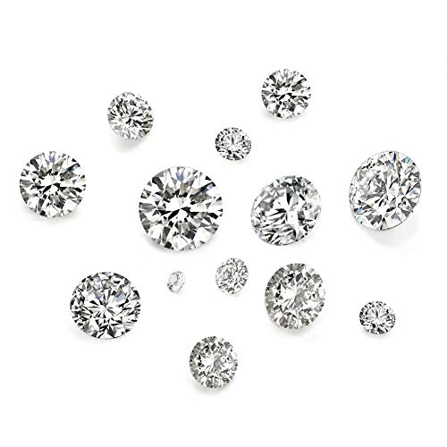 Craftdady 50 Stück 5 Größen klare Cubic Zirkonia Stein lose CZ Strass facettierte Cabochons für Ohrring Armband Anhänger Schmuck DIY Handwerk Herstellung Craftdady 50 Stück 5 Größen klare Cubic Zirkonia Stein lose CZ Strass facettierte Cabochons für Ohrring Armband Anhänger Schmuck DIY Handwerk Herstellung von Craftdady