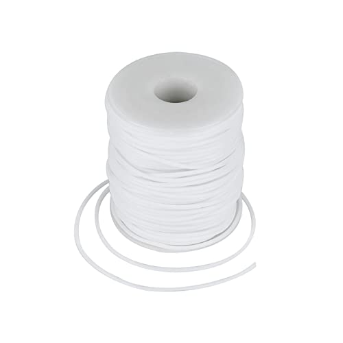 Craftdady 50 m hohles Rohr, PVC-Gummikordel, Gummischlauch, Kordel umwickelt, für Memory-Draht, Halskette, Armband, Stricken, Weiß Craftdady 50 m hohles Rohr, PVC-Gummikordel, Gummischlauch, Kordel umwickelt, für Memory-Draht, Halskette, Armband, Stricken, Weiß von Craftdady