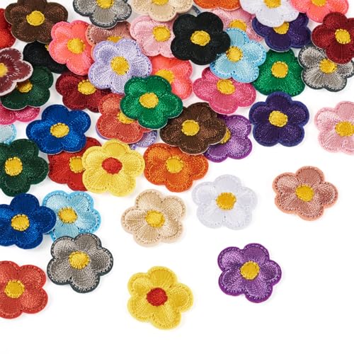 Craftdady 66 Stück Blumen Jacken Jeans Hüte Patch Applikation Stickerei Bügelbilder für Kleidung Niedliche Blume Applikation für Rucksäcke Kleid Hosen DIY Reparatur Dekoration 21,5 x 23,5 mm Craftdady 66 Stück Blumen Jacken Jeans Hüte Patch Applikation Stickerei Bügelbilder für Kleidung Niedliche Blume Applikation für Rucksäcke Kleid Hosen DIY Reparatur Dekoration 21,5 x 23,5 mm von Craftdady