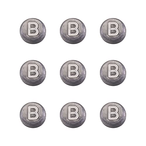 Craftdady Acrylperlen, Alphabet-Perlen, 7 mm, flach, rund, A-Z, lose Perlen, Charms für Armbänder, Schmuckherstellung, 200 Stück Craftdady Acrylperlen, Alphabet-Perlen, 7 mm, flach, rund, A-Z, lose Perlen, Charms für Armbänder, Schmuckherstellung, 200 Stück von Craftdady