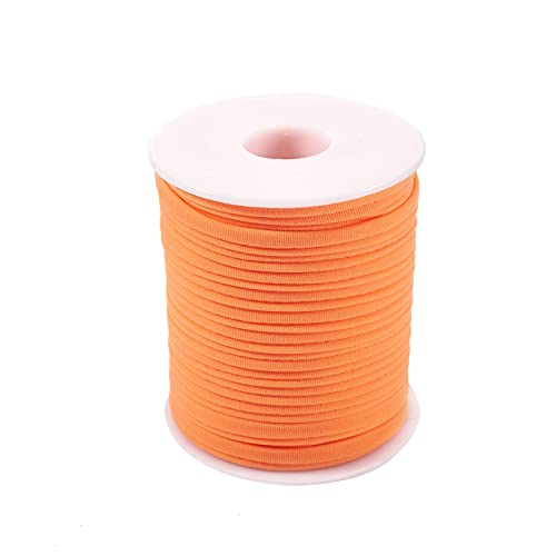 Craftdady Elastische Kordel, 5 mm, geflochtenes Elastan-Band für Stirnband, Nähen, Orange-Rot Craftdady Elastische Kordel, 5 mm, geflochtenes Elastan-Band für Stirnband, Nähen, Orange-Rot von Craftdady