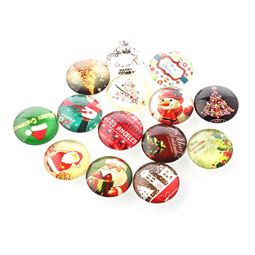 Craftdady Glas-Cabochon mit Weihnachtsmotiv, rund, 12 mm, für Weihnachtsfotos, Glas-Cabochons, für Schmuckherstellung, 200 Stück Craftdady Glas-Cabochon mit Weihnachtsmotiv, rund, 12 mm, für Weihnachtsfotos, Glas-Cabochons, für Schmuckherstellung, 200 Stück von Craftdady