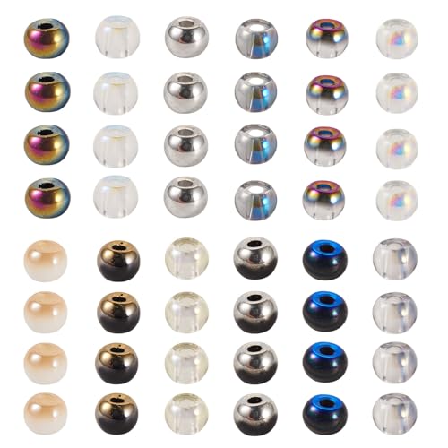 Craftdady Glasperlen, 120 g, 6/0, 4 mm, rund, glatt, Mini-Abstandshalter, für Schmuckherstellung, Basteln, Ohrringe, Armband, Halskette, Loch: 1 mm, Weiß / Grau Craftdady Glasperlen, 120 g, 6/0, 4 mm, rund, glatt, Mini-Abstandshalter, für Schmuckherstellung, Basteln, Ohrringe, Armband, Halskette, Loch: 1 mm, Weiß / Grau von Craftdady