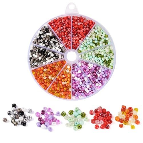 Craftdady Glasperlen, 150 g, 5 Farben, 4 mm, Pony tschechische Glasperlen, Abstandshalter gemischt für DIY, Perlen, Armbänder, Halsketten, Schmuckherstellung, Handyanhänger Craftdady Glasperlen, 150 g, 5 Farben, 4 mm, Pony tschechische Glasperlen, Abstandshalter gemischt für DIY, Perlen, Armbänder, Halsketten, Schmuckherstellung, Handyanhänger von Craftdady