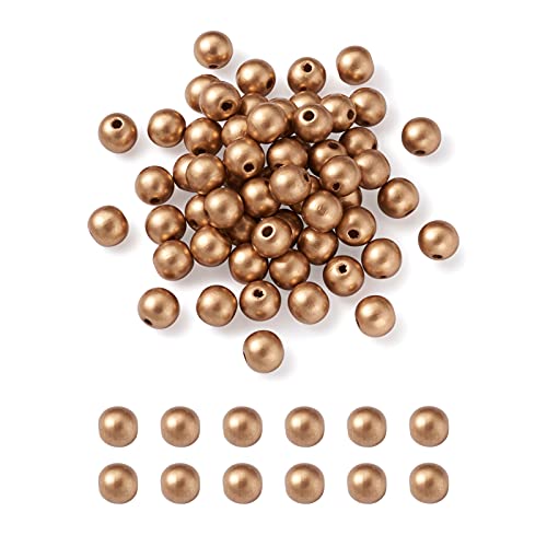 Craftdady Goldfarbene Holzperlen, 14 mm, großes Loch, runde Kugeln, Abstandshalter für Schmuckherstellung, Makramee, Basteln, Weihnachtsgirlande, Dekorationen, 400 Stück Craftdady Goldfarbene Holzperlen, 14 mm, großes Loch, runde Kugeln, Abstandshalter für Schmuckherstellung, Makramee, Basteln, Weihnachtsgirlande, Dekorationen, 400 Stück von Craftdady