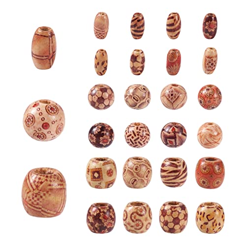 Craftdady Holzperlen Spacer Perlen Kugel Kugeln Spacer Zwischenperlen Schmuck DIY Basteln von Craftdady