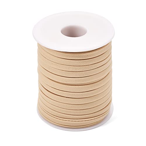 Craftdady NavajoWhite Stretchband, flach, elastisch, 5 mm, geflochtenes Elastan-Band für Stirnband, Nähen, 180 m Craftdady NavajoWhite Stretchband, flach, elastisch, 5 mm, geflochtenes Elastan-Band für Stirnband, Nähen, 180 m von Craftdady