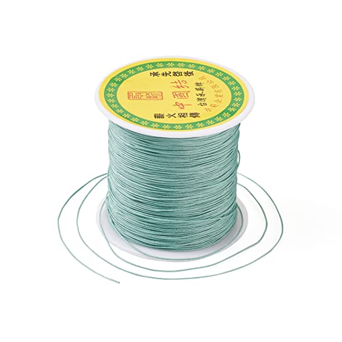 Craftdady 137 m lange Nylonschnur, geflochtenes Perlenfaden, chinesisches Knoten, Makramee-Seil, Schnur für DIY-Armbänder, Halsketten, Schmuckherstellung, Dunkelmeergrün Craftdady 137 m lange Nylonschnur, geflochtenes Perlenfaden, chinesisches Knoten, Makramee-Seil, Schnur für DIY-Armbänder, Halsketten, Schmuckherstellung, Dunkelmeergrün von Craftdady