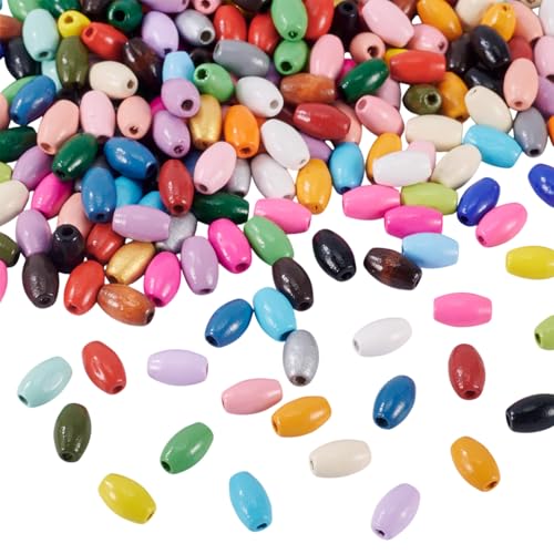 Craftdady Reisholzperlen, 10 mm, spritzlackiert, Schima-Holzperlen, Mini-Abstandshalter, Holzarmband, Mini-Handarbeitsperlen für Ohrringe, Halsketten, Schmuckherstellung, 300 Stück Craftdady Reisholzperlen, 10 mm, spritzlackiert, Schima-Holzperlen, Mini-Abstandshalter, Holzarmband, Mini-Handarbeitsperlen für Ohrringe, Halsketten, Schmuckherstellung, 300 Stück von Craftdady