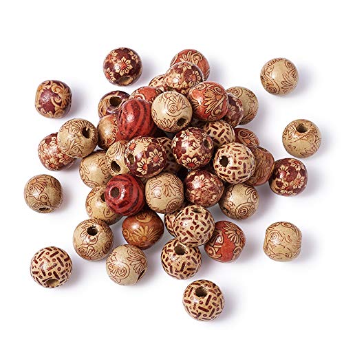 Craftdady Runde Holzperlen mit großem Loch, Makramee-Perlen, lose Abstandsperlen, Charm-Perlen, für Rosenkränze, Flechten, Schmuckherstellung, Bastelprojekte, 300 Stück, 13 mm, lackiert Craftdady Runde Holzperlen mit großem Loch, Makramee-Perlen, lose Abstandsperlen, Charm-Perlen, für Rosenkränze, Flechten, Schmuckherstellung, Bastelprojekte, 300 Stück, 13 mm, lackiert von Craftdady