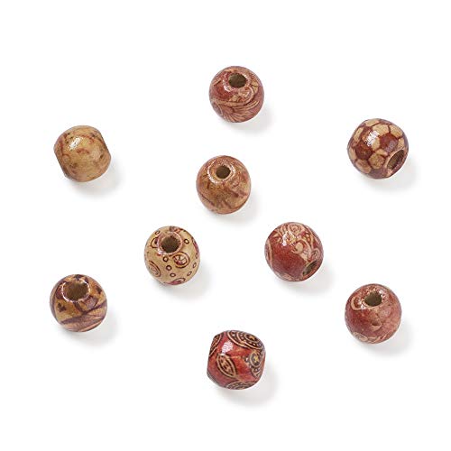 Craftdady Runde Holzperlen mit großem Loch, lose Makramee-Perlen, Abstandsperlen für Flechten, Schmuckherstellung, Bastelprojekte, 300 Stück, 13 mm, lackiert Craftdady Runde Holzperlen mit großem Loch, lose Makramee-Perlen, Abstandsperlen für Flechten, Schmuckherstellung, Bastelprojekte, 300 Stück, 13 mm, lackiert von Craftdady