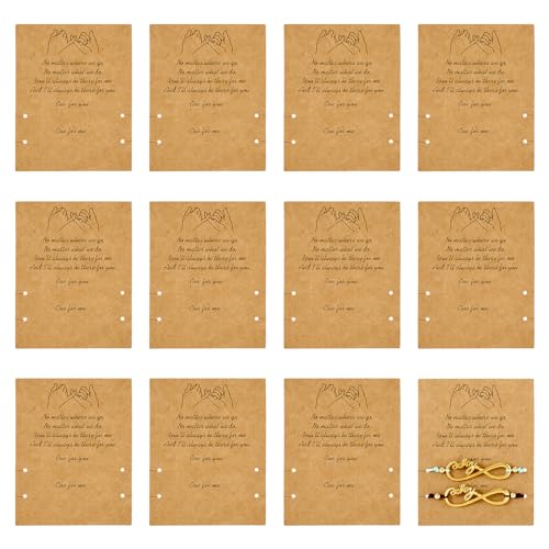 Craftdady Schmuck-Display-Karten aus Kraftpapier für Freundschaftsarmbänder, Schmuck-Display-Karten für Armbänder, rechteckig mit Wort, 9 x 7 cm, 100 Stück Craftdady Schmuck-Display-Karten aus Kraftpapier für Freundschaftsarmbänder, Schmuck-Display-Karten für Armbänder, rechteckig mit Wort, 9 x 7 cm, 100 Stück von Craftdady