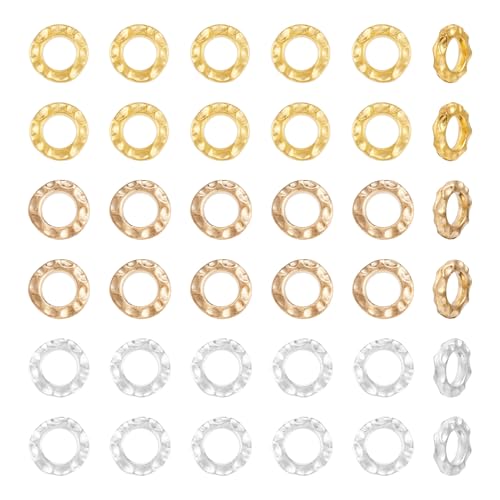 Craftdady Verbindungsringe aus Zinklegierung für Schmuckherstellung, flach, rund, strukturiert, geschlossener Bindering, O-Ringe, Verbindungsstücke, Schmuckzubehör für selbstgemachte Halsketten Craftdady Verbindungsringe aus Zinklegierung für Schmuckherstellung, flach, rund, strukturiert, geschlossener Bindering, O-Ringe, Verbindungsstücke, Schmuckzubehör für selbstgemachte Halsketten von Craftdady