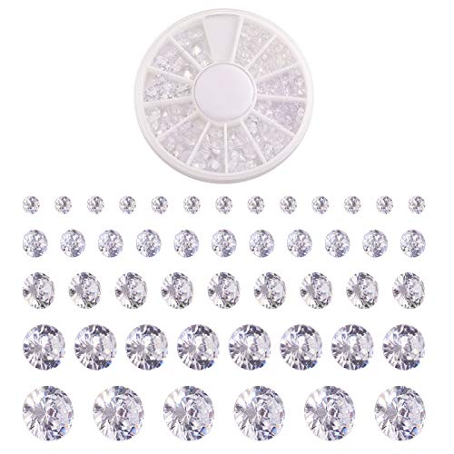 Craftdady Zirkonia-Cabochons, klare, lose facettierte Strass-Cabochons für Ohrringe, Armbänder, Anhänger, Schmuck, Bastel- und Kunsthandwerkprojekte, 376 Stück, 4 Größen Craftdady Zirkonia-Cabochons, klare, lose facettierte Strass-Cabochons für Ohrringe, Armbänder, Anhänger, Schmuck, Bastel- und Kunsthandwerkprojekte, 376 Stück, 4 Größen von Craftdady