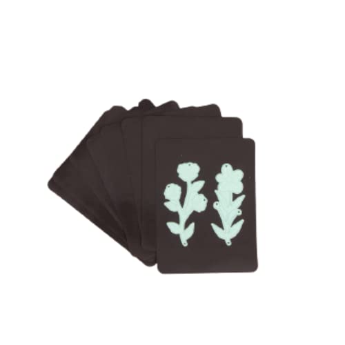 Craftelier - 10 Stück magnetische Blätter zur Aufbewahrung von Stanzformen | Perfekt für die Organisation und Platzierung nach Themen oder Sammlungen | Farbe Schwarz - Größe 7,7 x 10,2 cm von Craftelier