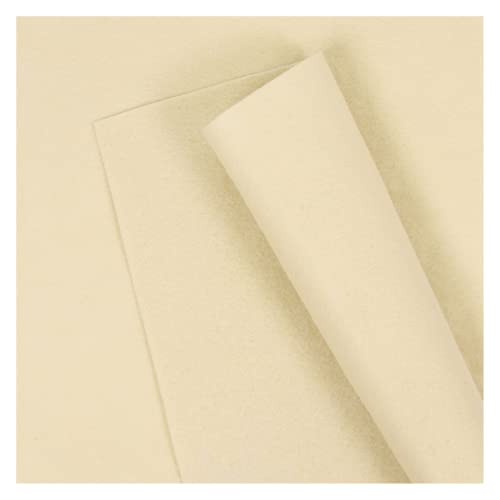 Craftelier - 2er Set Filze zum Basteln und für andere Stoff- und Zubehörkompositionen | 100% Polyester | Größe 30,48 x 30,48 cm (12" x 12") - Dicke ca. 2 mm - Farbe Beige von Craftelier