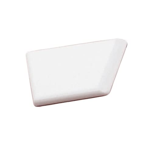 Craftelier - Diagonaler TeflonBinder für Papier und Kartonbögen - Ideal für Scrapbooking und Bastelarbeiten wie Kartonbögenage, Origami, Buchbinden - Maße 5 x 7,4 x 0,50 cm - Farbe Weiß von Craftelier