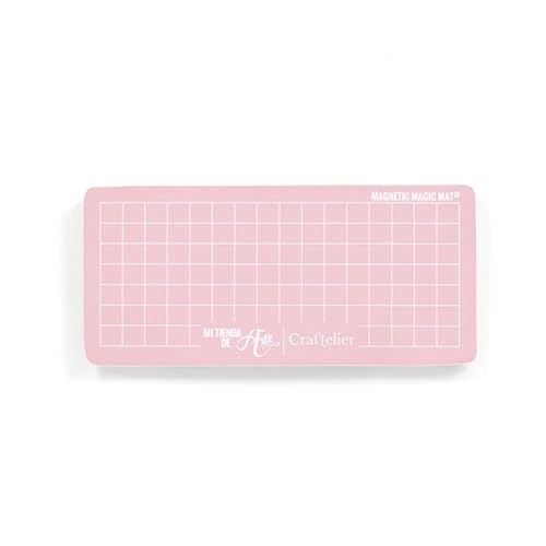 Craftelier - Magic Mat® Magnetische Mini Schneidematte für We R Mini Evolution | Ideal für die Verwendung mit Ihrer StanzMaschine und sehr praktisch | Pink - Maße 16,4 x 7,5 cm von Craftelier
