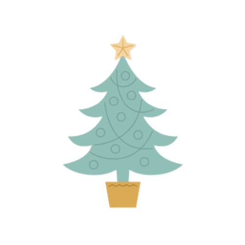 Craftelier - Mini-Stanzform für Scrapbooking, Basteln und Kartenherstellung, Dekorationen und Projekte | Form eines Weihnachtsbaums - Ungefähre Größe des Würfels: 3,56 x 4,14 cm von Craftelier