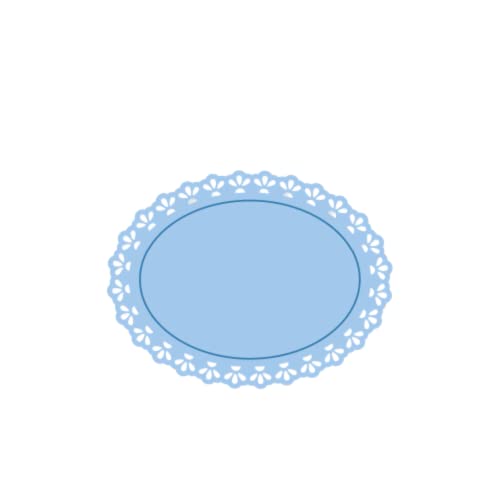 Craftelier - Mini-Stanzform für Scrapbooking, Basteln und Kartenherstellung, Dekorationen und Projekte | Ovale Deckchenform - Ungefähre Größe des Würfels: 4,23 cm x 3,24 cm Craftelier - Mini-Stanzform für Scrapbooking, Basteln und Kartenherstellung, Dekorationen und Projekte | Ovale Deckchenform - Ungefähre Größe des Würfels: 4,23 cm x 3,24 cm von Craftelier