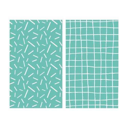 Craftelier Mini-Stickereiordner, 2 Stück, Textur für Scrapbooking und Basteln, kompatibel mit Minty Cut-Maschinen, Sizzix Big Shot, Mini Evolution, Revolution, 7,6 x 12,6 cm Craftelier Mini-Stickereiordner, 2 Stück, Textur für Scrapbooking und Basteln, kompatibel mit Minty Cut-Maschinen, Sizzix Big Shot, Mini Evolution, Revolution, 7,6 x 12,6 cm von Craftelier