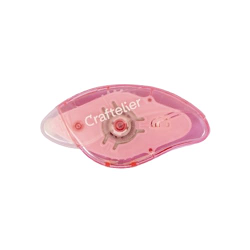 Craftelier - Permanentes doppelseitiges Klebeband Klebebandabroller | Entwickelt für Scrapbooking, Kartenherstellung und Bastelprojekte | Nachfüllbar und säurefrei | Maße 8 mm x 7 m - Farbe Rosa Craftelier - Permanentes doppelseitiges Klebeband Klebebandabroller | Entwickelt für Scrapbooking, Kartenherstellung und Bastelprojekte | Nachfüllbar und säurefrei | Maße 8 mm x 7 m - Farbe Rosa von Craftelier