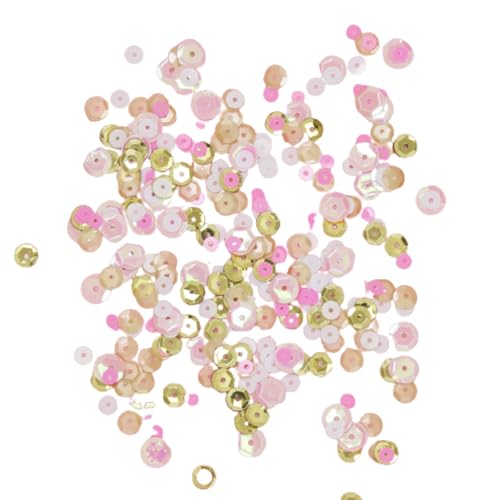 Craftelier - Pink Reflections Pailletten für Bastelarbeiten, Scrapbooking und Dekorationen | Diamantene Kreisformen - Verschiedene Größen | Rosa, Weiß und Gold Farben Craftelier - Pink Reflections Pailletten für Bastelarbeiten, Scrapbooking und Dekorationen | Diamantene Kreisformen - Verschiedene Größen | Rosa, Weiß und Gold Farben von Craftelier