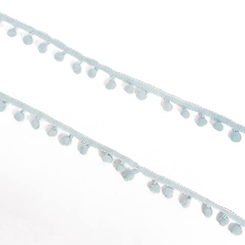 Craftelier - Bommelband zum dekorieren Bastel- und Scrapbookingprojekte | Aus Polyester | Breite 12 mm (0.47") und Länge 2 m (78.74") - Farbe Baby blau Craftelier - Bommelband zum dekorieren Bastel- und Scrapbookingprojekte | Aus Polyester | Breite 12 mm (0.47") und Länge 2 m (78.74") - Farbe Baby blau von Craftelier