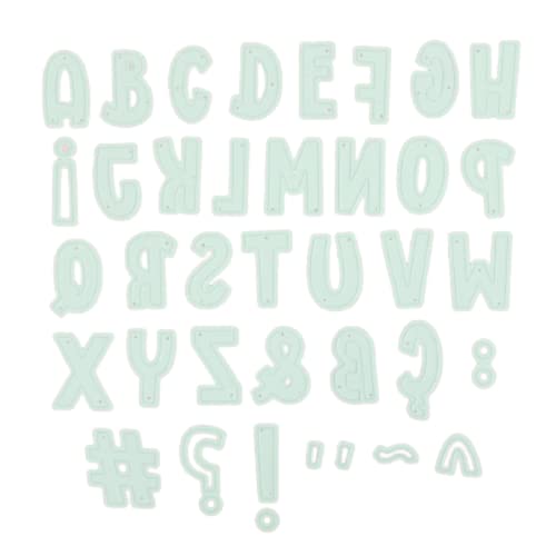 Craftelier - Set 39 Candy Großbuchstaben und Symbole Stanzformen für Scrapbooking und Bastelprojekte | Kompatibel mit verschiedenen Stanzmaschinen und Materialien | Größe ca. 3 cm Craftelier - Set 39 Candy Großbuchstaben und Symbole Stanzformen für Scrapbooking und Bastelprojekte | Kompatibel mit verschiedenen Stanzmaschinen und Materialien | Größe ca. 3 cm von Craftelier