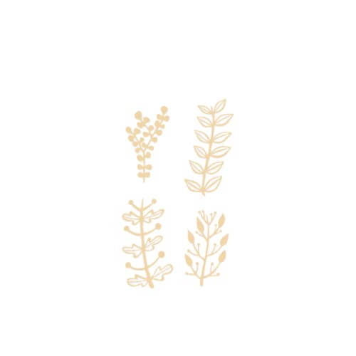 Craftelier - Set mit 4 botanischen Stanzformen für Scrapbooking, Basteln und Karten | Blumen-Element-Designs - ca. 2,6 x 4,6 cm und 3,09 x 6 cm Craftelier - Set mit 4 botanischen Stanzformen für Scrapbooking, Basteln und Karten | Blumen-Element-Designs - ca. 2,6 x 4,6 cm und 3,09 x 6 cm von Craftelier