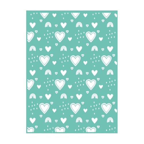 Craftelier Stanzmappe, Herz- und Regenbogen-Textur für Scrapbooking und Basteln, kompatibel mit Sizzix Big Shot, Big Shot Plus, Revolution, 15 x 20 cm Craftelier Stanzmappe, Herz- und Regenbogen-Textur für Scrapbooking und Basteln, kompatibel mit Sizzix Big Shot, Big Shot Plus, Revolution, 15 x 20 cm von Craftelier