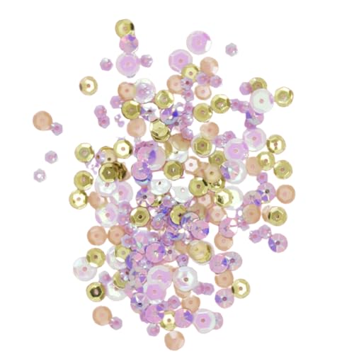 Craftelier - Violet Garden Pailletten für Bastelarbeiten, Scrapbooking und Dekorationen | Blumen- und Kreisformen - verschiedene Größen | Flieder, Gold und klare Farben Craftelier - Violet Garden Pailletten für Bastelarbeiten, Scrapbooking und Dekorationen | Blumen- und Kreisformen - verschiedene Größen | Flieder, Gold und klare Farben von Craftelier