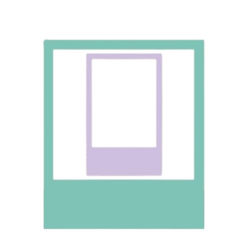 Craftelier - Wesentliche Stanzformen für Scrapbooking und andere Bastelarbeiten | Polaroid Rahmenform - Ungefähre Größe der Stanzformen zwischen 5,8 x 9,4 cm und 12,4 x 14,6 cm von Craftelier