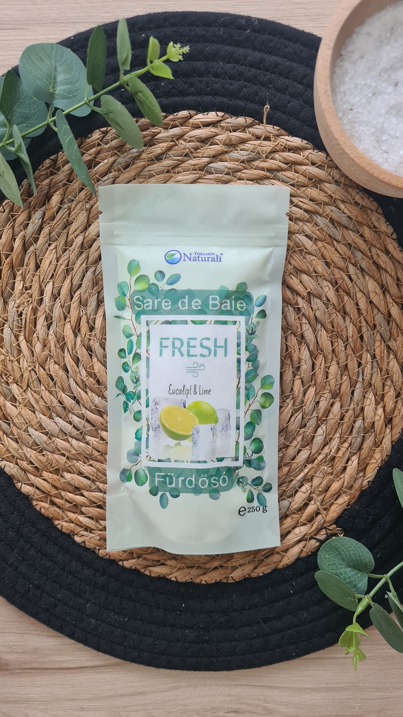 Badesalz Eukalyptus & Limette 250G/Entspannendes /Natürlicheseinweichsalz /Entgiftung /Beruhigende Badesalze /Essential Oils /Bestesgeschenk Badesalz Eukalyptus & Limette 250G/Entspannendes /Natürlicheseinweichsalz /Entgiftung /Beruhigende Badesalze /Essential Oils /Bestesgeschenk von CraftelierTar