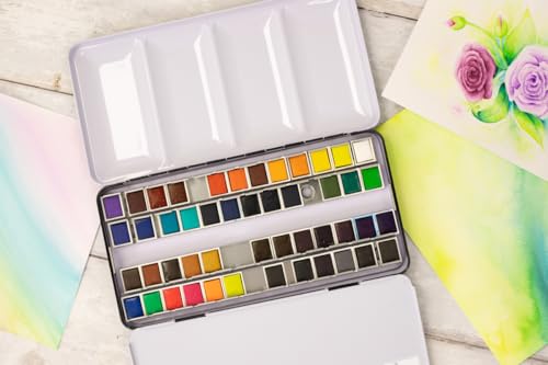 Crafter's Companion Aquarellpalette mit 48 Farben von Crafter's Companion