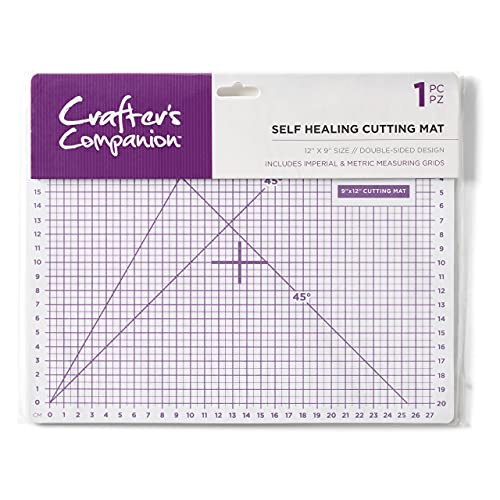 Crafter's Companion CC-TOOL-CMAT-9 Schneidematte Für Papier und Karton Verarbeitung und Schneiden Projekte 30.5 x 23 cm, Clear, 12 x 9 Inch Crafter's Companion CC-TOOL-CMAT-9 Schneidematte Für Papier und Karton Verarbeitung und Schneiden Projekte 30.5 x 23 cm, Clear, 12 x 9 Inch von Crafter's Companion