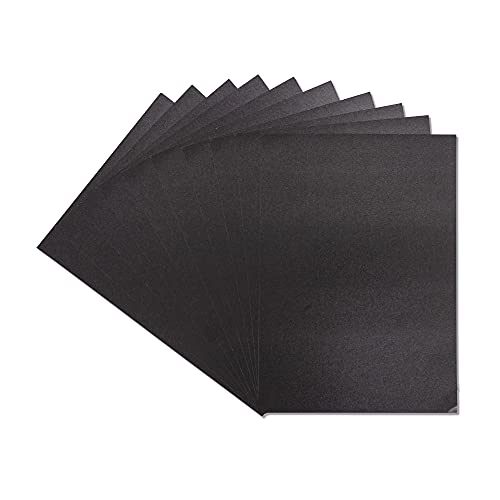 Crafter's Companion - 10 Blatt Fotokarton aus der Reihe Centura Pearl, Schwarz Crafter's Companion - 10 Blatt Fotokarton aus der Reihe Centura Pearl, Schwarz von Crafter's Companion