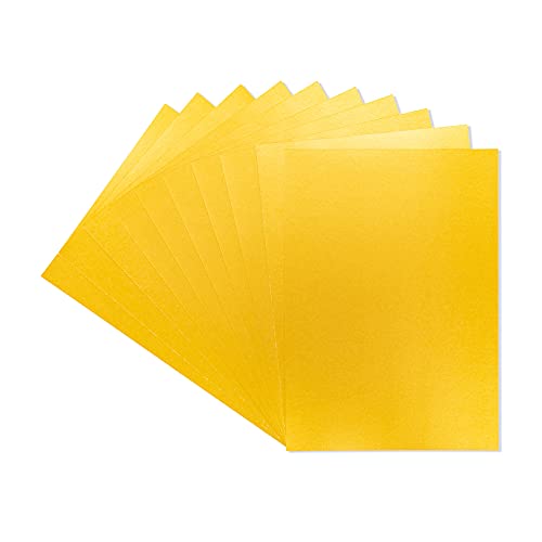 Crafter's Companion 10 Blatt Fotokarton aus der Reihe Centura Pearl, Goldfarben Crafter's Companion 10 Blatt Fotokarton aus der Reihe Centura Pearl, Goldfarben von Crafter's Companion