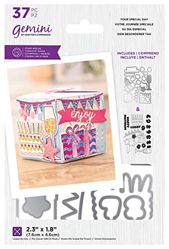 Crafter's Companion Gemini-Clear Acryl-Stempel & Metall-Stanzformen-Set - Your Special Day, Silber, Einheitsgröße Crafter's Companion Gemini-Clear Acryl-Stempel & Metall-Stanzformen-Set - Your Special Day, Silber, Einheitsgröße von Crafter's Companion
