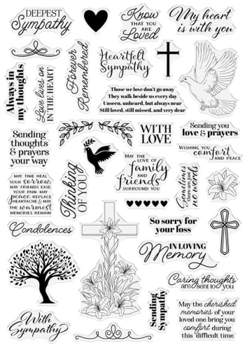 Crafter's Companion Transparenter Acrylstempel – mit Sympathie – 35 Stempel im Lieferumfang enthalten Crafter's Companion Transparenter Acrylstempel – mit Sympathie – 35 Stempel im Lieferumfang enthalten von Crafter's Companion