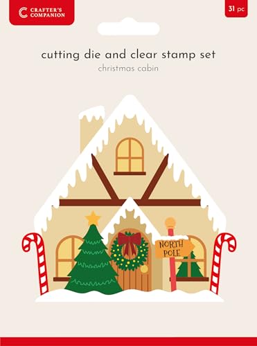 Crafter's Companion - Weihnachtsförmige Kartenbasis-Kollektion – Stempel und Stanzform – Weihnachtskabine Crafter's Companion - Weihnachtsförmige Kartenbasis-Kollektion – Stempel und Stanzform – Weihnachtskabine von Crafter's Companion
