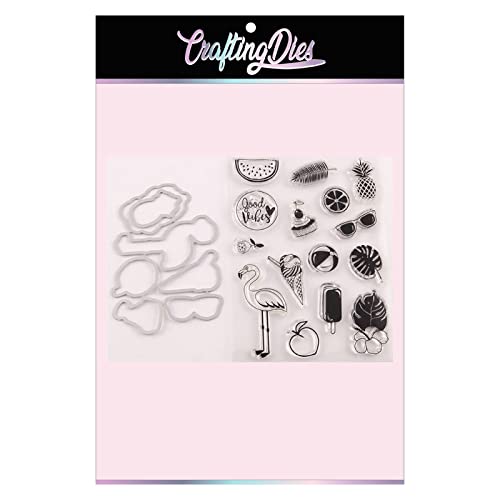 Crafting Dies Scrapbooking Clear Stamps & Stanzformen, Grau, Einheitsgröße Crafting Dies Scrapbooking Clear Stamps & Stanzformen, Grau, Einheitsgröße von Crafting Dies