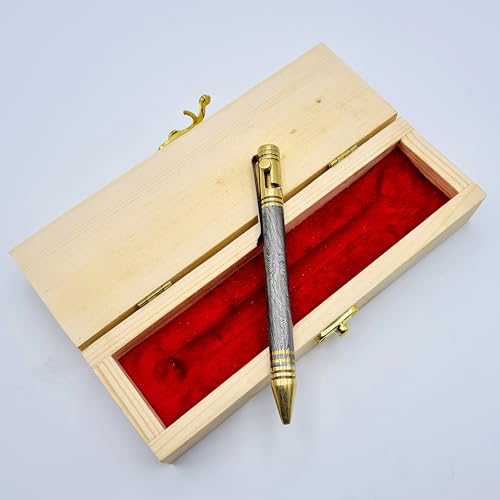 Craftomatik Damast Stahl Kugelschreiber Geschenkset | Handgefertigt Damaskus Stiftset | DP03 Craftomatik Damast Stahl Kugelschreiber Geschenkset | Handgefertigt Damaskus Stiftset | DP03 von Craftomatik
