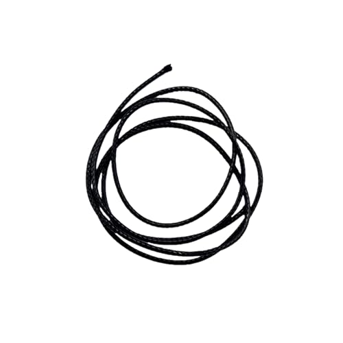 Gewachste Lederschnur | 10M 1mm Schnur, Riemen, Halskette, Seil, Perlenarmband für DIY-Schmuckherstellungszubehör | HFAC02 von Craftomatik