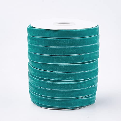 Craftora Samtband, 1,9 cm breit, einseitiges Samtband, hellgrün, Stoffbänder für Geschenkverpackungen, Basteln, Kranz, Weihnachtsdekoration, 45,7 m Craftora Samtband, 1,9 cm breit, einseitiges Samtband, hellgrün, Stoffbänder für Geschenkverpackungen, Basteln, Kranz, Weihnachtsdekoration, 45,7 m von Craftora