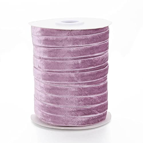 Craftora Samtband, 45,7 m breit, einseitiges Samtband, alte Rose, Stoffbänder für Geschenkverpackungen, Basteln, Kranz, Weihnachtsdekoration, 45,7 m Craftora Samtband, 45,7 m breit, einseitiges Samtband, alte Rose, Stoffbänder für Geschenkverpackungen, Basteln, Kranz, Weihnachtsdekoration, 45,7 m von Craftora
